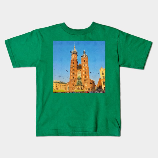 Kraków I Kids T-Shirt by RS3PT